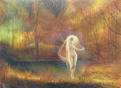 Rahmenoptionen für Dame Autumn Hath a Mournful Face, 120 x 90 cm