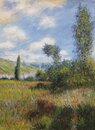 Claude Monet handgemaltes Ölgemälde, Weg durch die...