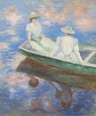 Claude Monet handgemaltes Ölgemälde, Junge Mädchen in...