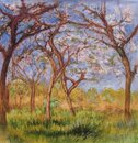 Claude Monet handgemaltes Ölgemälde, Frühling in Giverny...