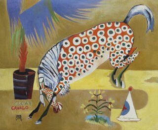 Amadeo de Souza-Cardoso handgemaltes Ölbild, Clown -...