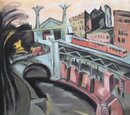 Ernst Ludwig Kirchner handgemaltes Ölgemälde, Hallesches...