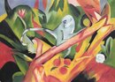 Franz Marc handgemaltes Gemälde, Das Äffchen - 85 x 60...