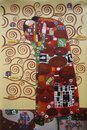 Gustav Klimt handgemaltes Gemälde, Die Erfüllung - 50 x...