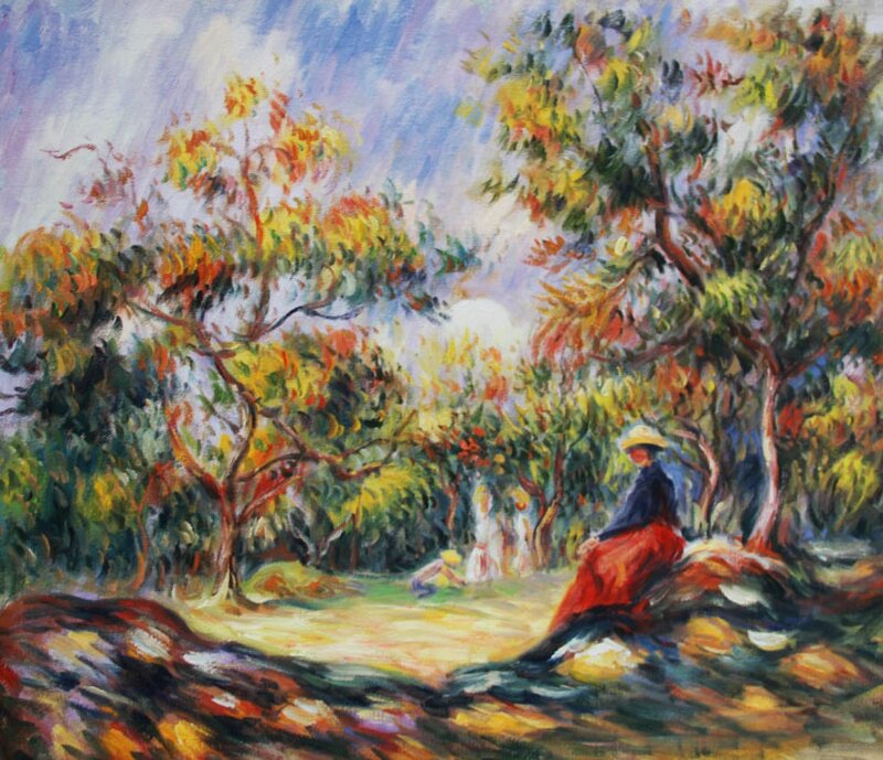 Handgemaltes Ölgemälde Reproduktion von Pierre-Auguste Renoir, 122,00 €
