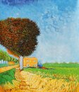 Vincent van Gogh handgemaltes Ölbild auf Leinwand, Allee...