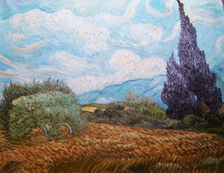 Vincent van Gogh handgemaltes Ölbild auf Leinwand,...