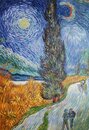 Vincent van Gogh handgemaltes Ölbild auf Leinwand,...