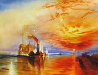William Turner handgemaltes Ölbild auf Leinwand, Das...